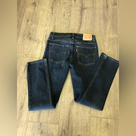 LEVIS 510 SKINNY DARK WASH SIZE 28 w 28 length - Picture 10 of 12